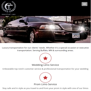 Limo Company Design Website Design