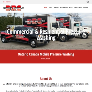 Fleet Washing business website design